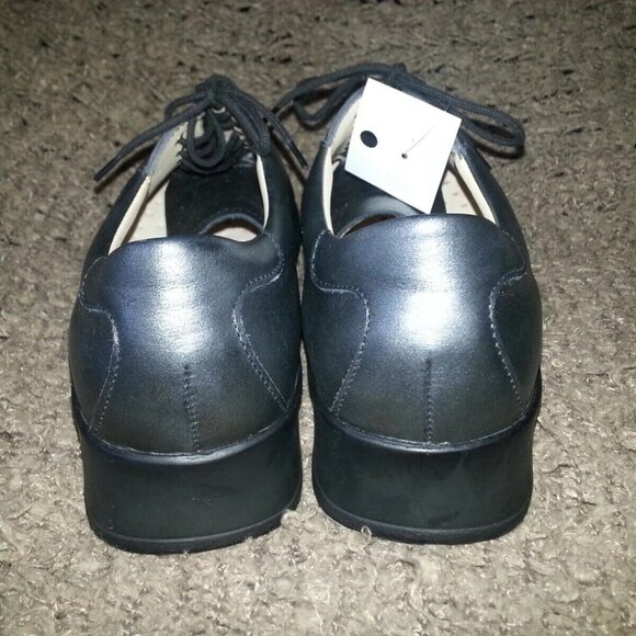 FINN COMFORT-Brisbane-Metallic Leather Oxfords-Lace-Up-Size 5UK-7.5US-NWOB - Picture 5 of 7